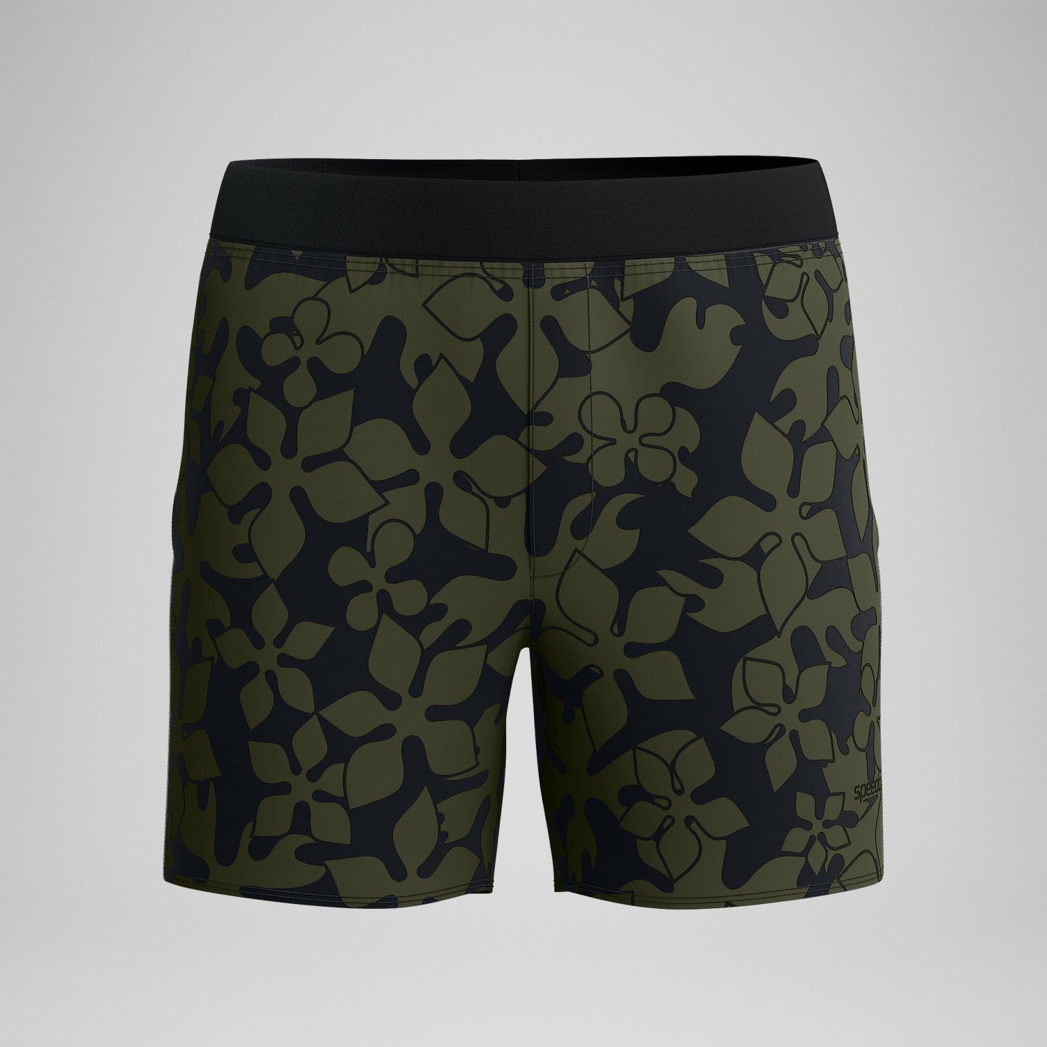 Lookout Printed Swim Shorts Dark Green - Speedo