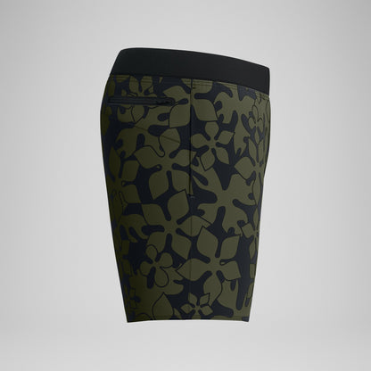 Lookout Printed Swim Shorts Dark Green - Speedo
