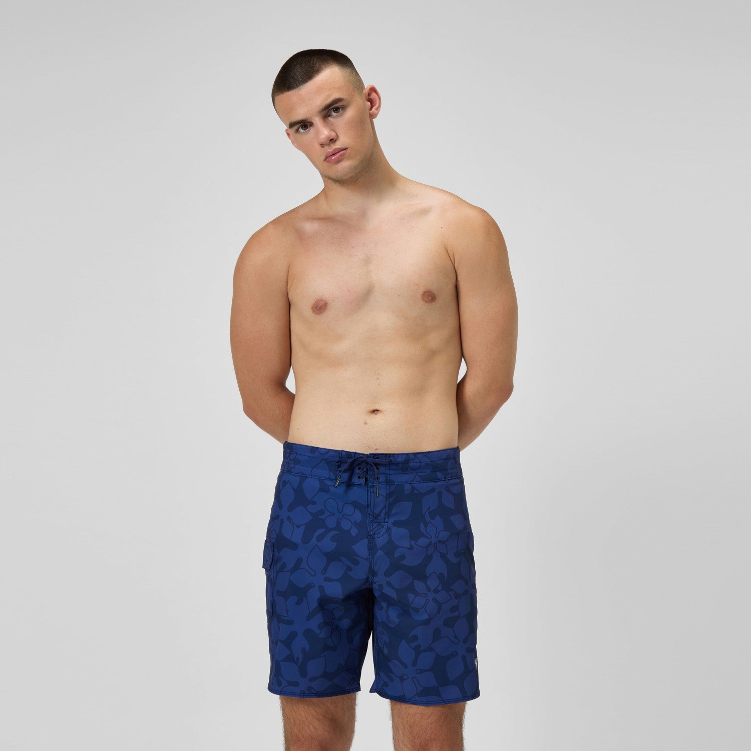 Lookout Printed Swim Shorts Navy - Speedo