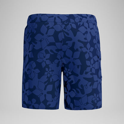 Lookout Printed Swim Shorts Navy - Speedo