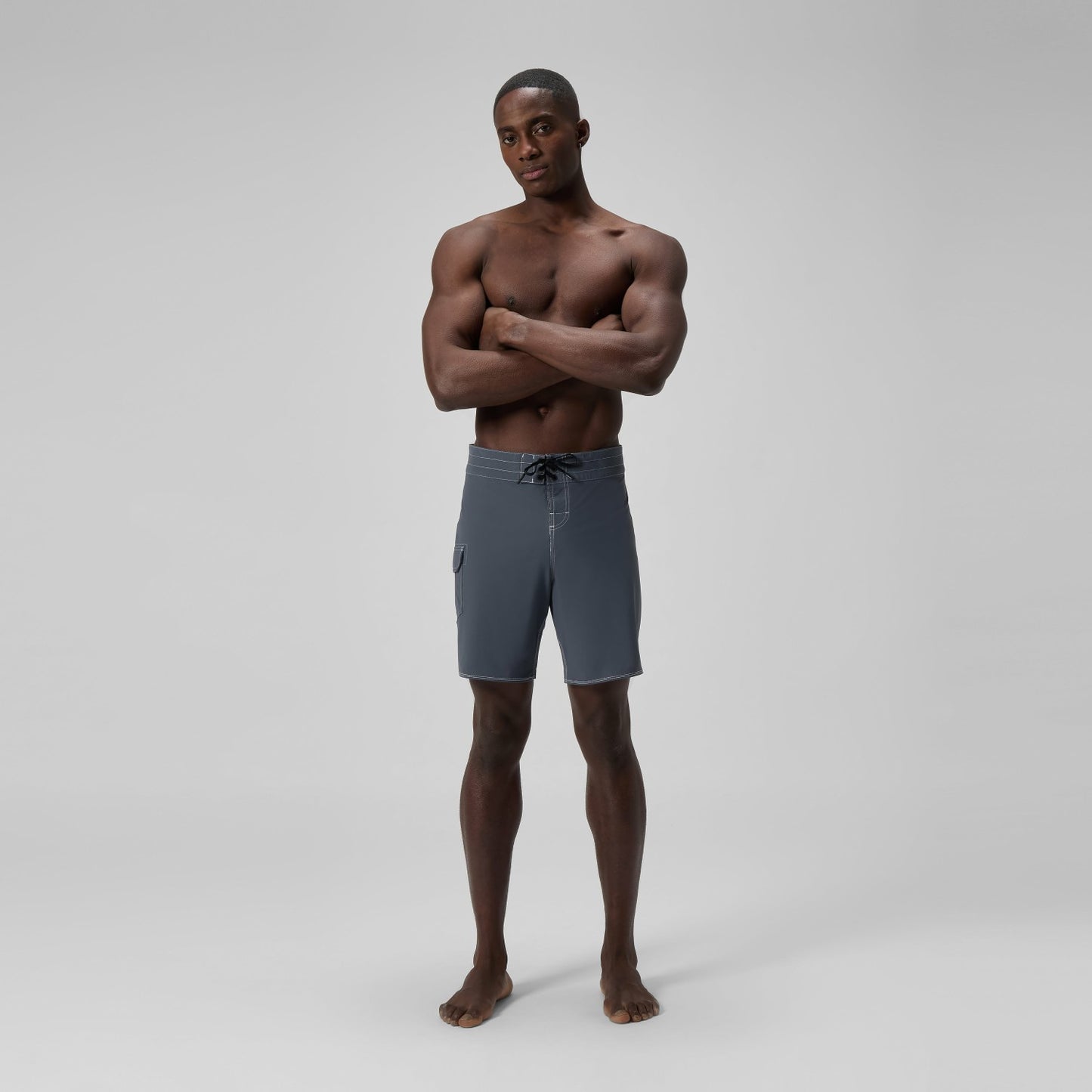 Lookout Solid Boardshorts Grey - Speedo