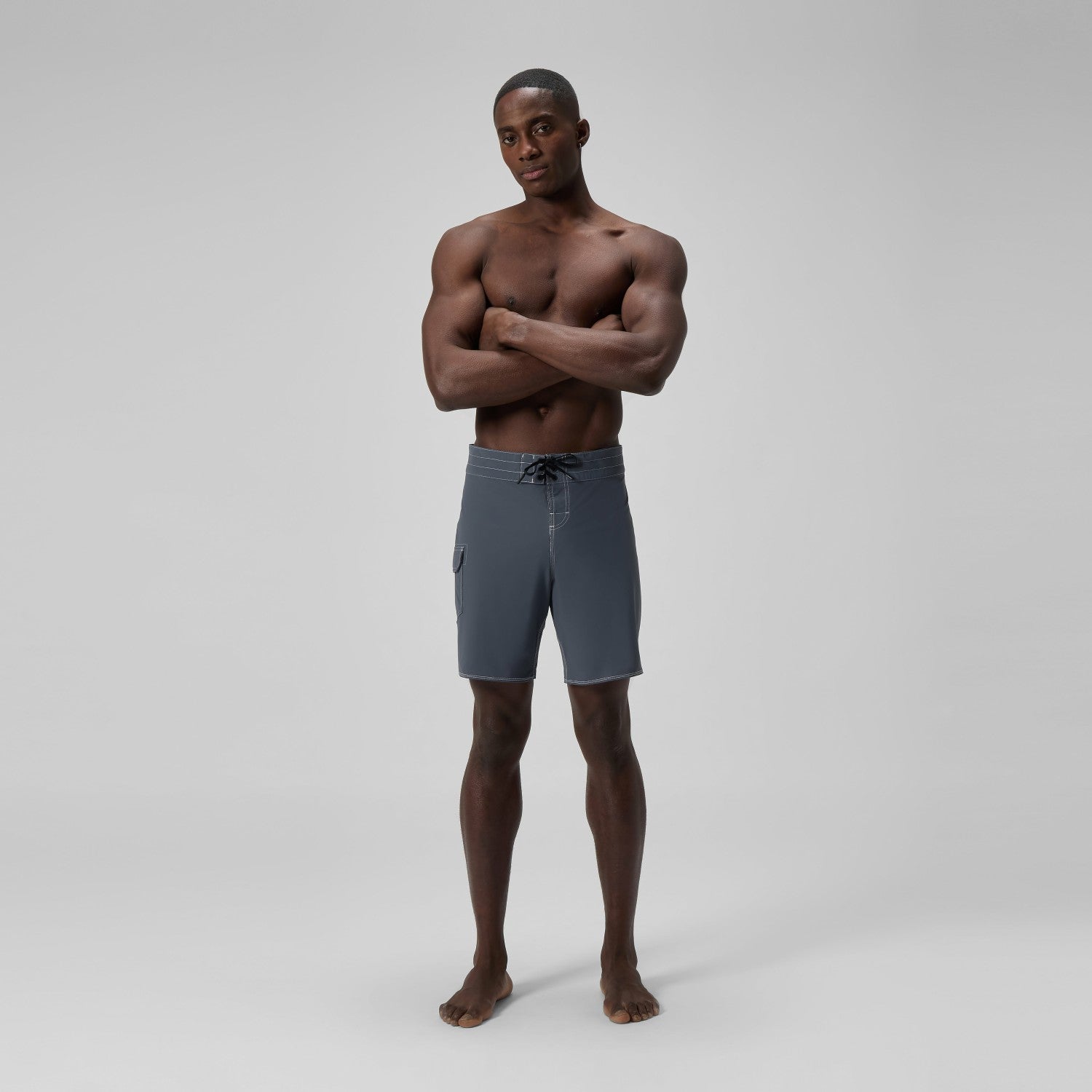 Lookout Solid Boardshorts Grey - Speedo