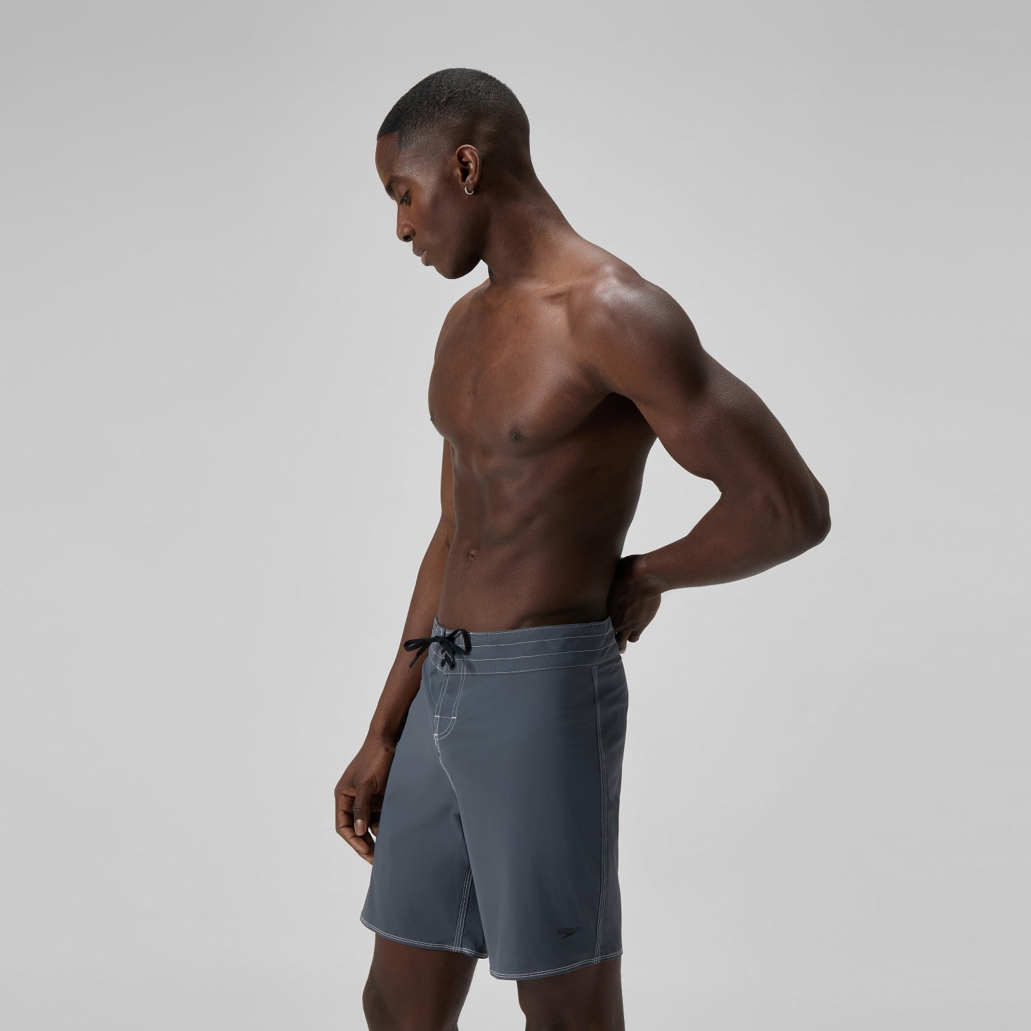Lookout Solid Boardshorts Grey - Speedo