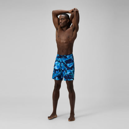 Lookout Printed Boardshorts Blue - Speedo