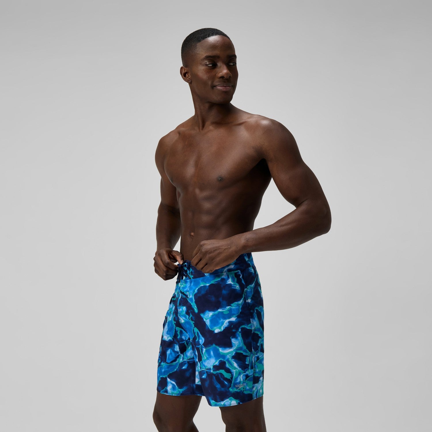Lookout Printed Boardshorts Blue - Speedo