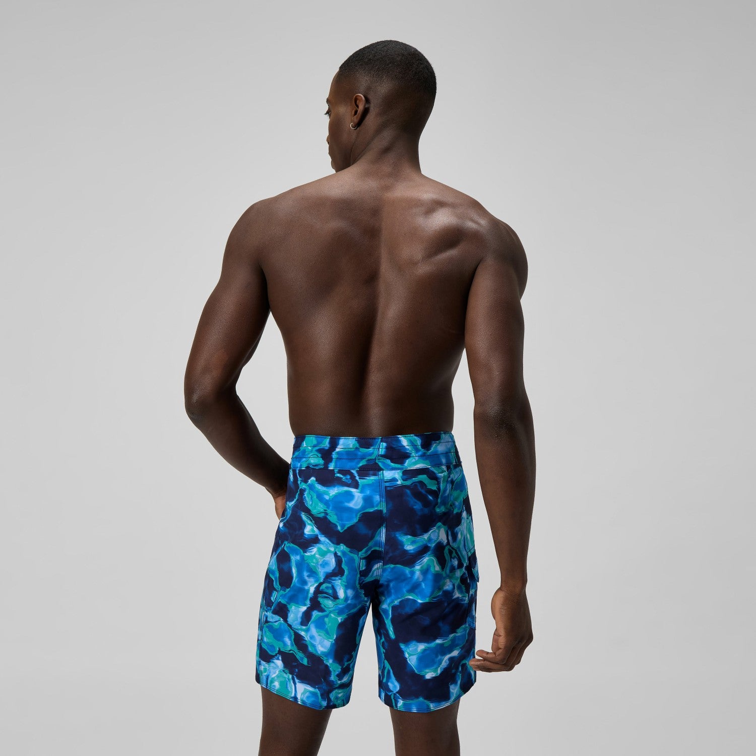 Lookout Printed Boardshorts Blue - Speedo