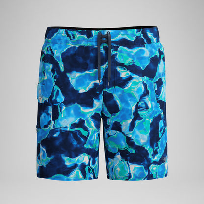 Lookout Printed Boardshorts Blue - Speedo