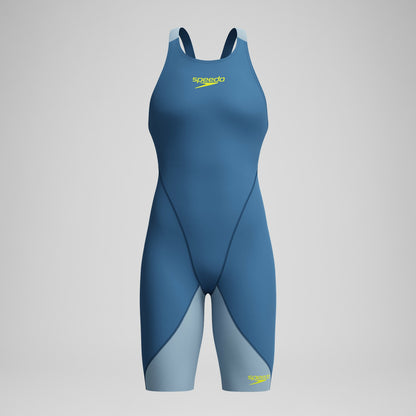 Girls Fastskin LZR Ignite Kneeskin Blue - Speedo
