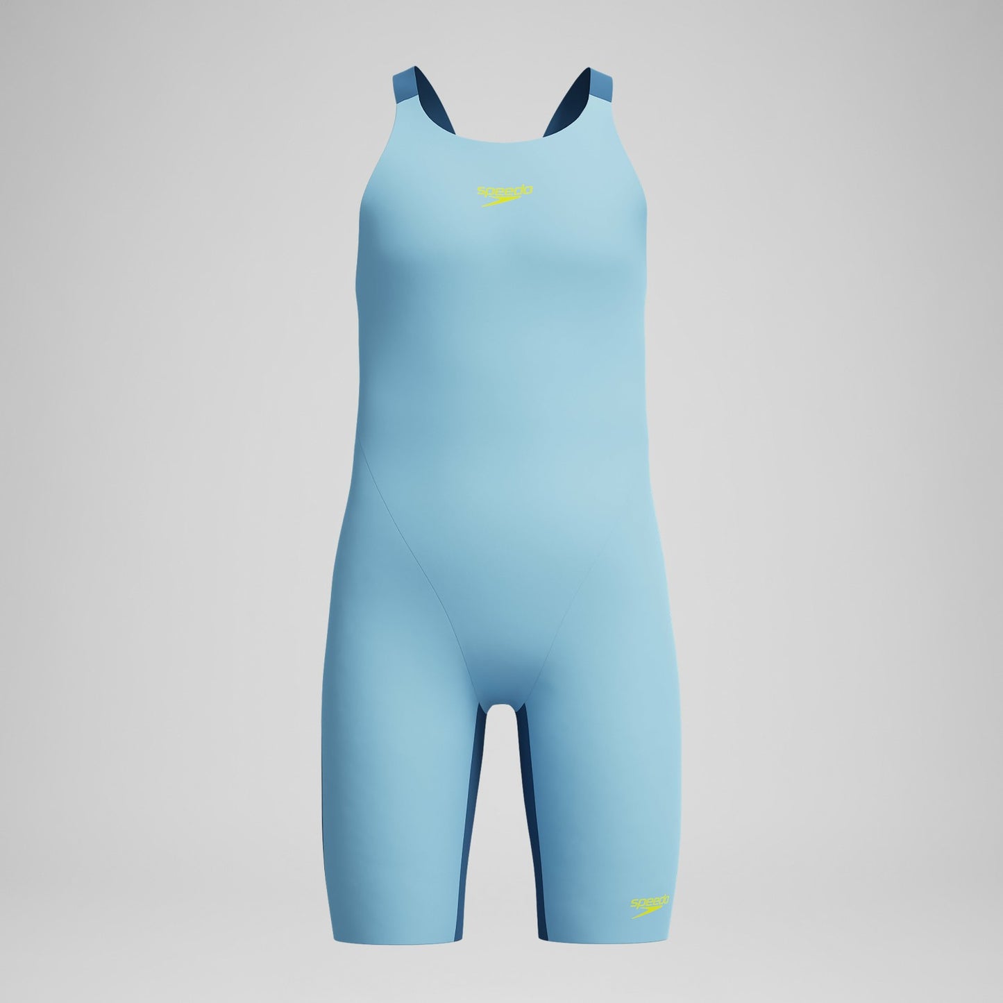 Girls Fastskin Endurance+ Max Openback Kneeskin Blue - Speedo