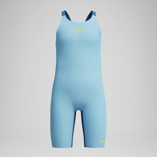 Girls Fastskin Endurance+ Max Openback Kneeskin Blue - Speedo