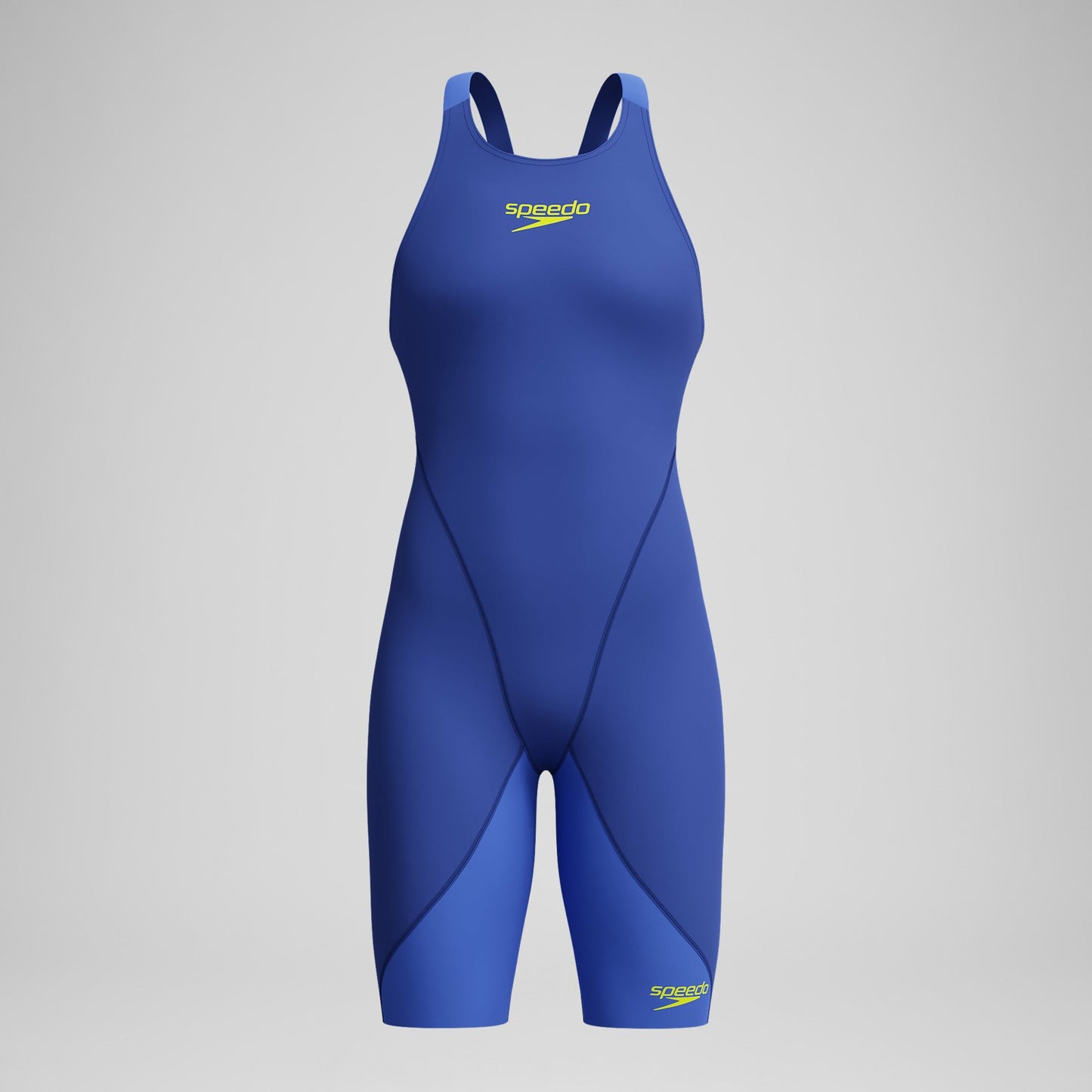 Girls' Fastskin LZR Ignite Kneeskin Blue/Yellow - Speedo