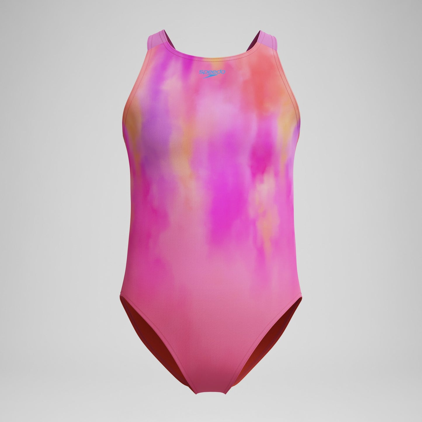 Girls Printed Pulseback Swimsuit Pink - Speedo