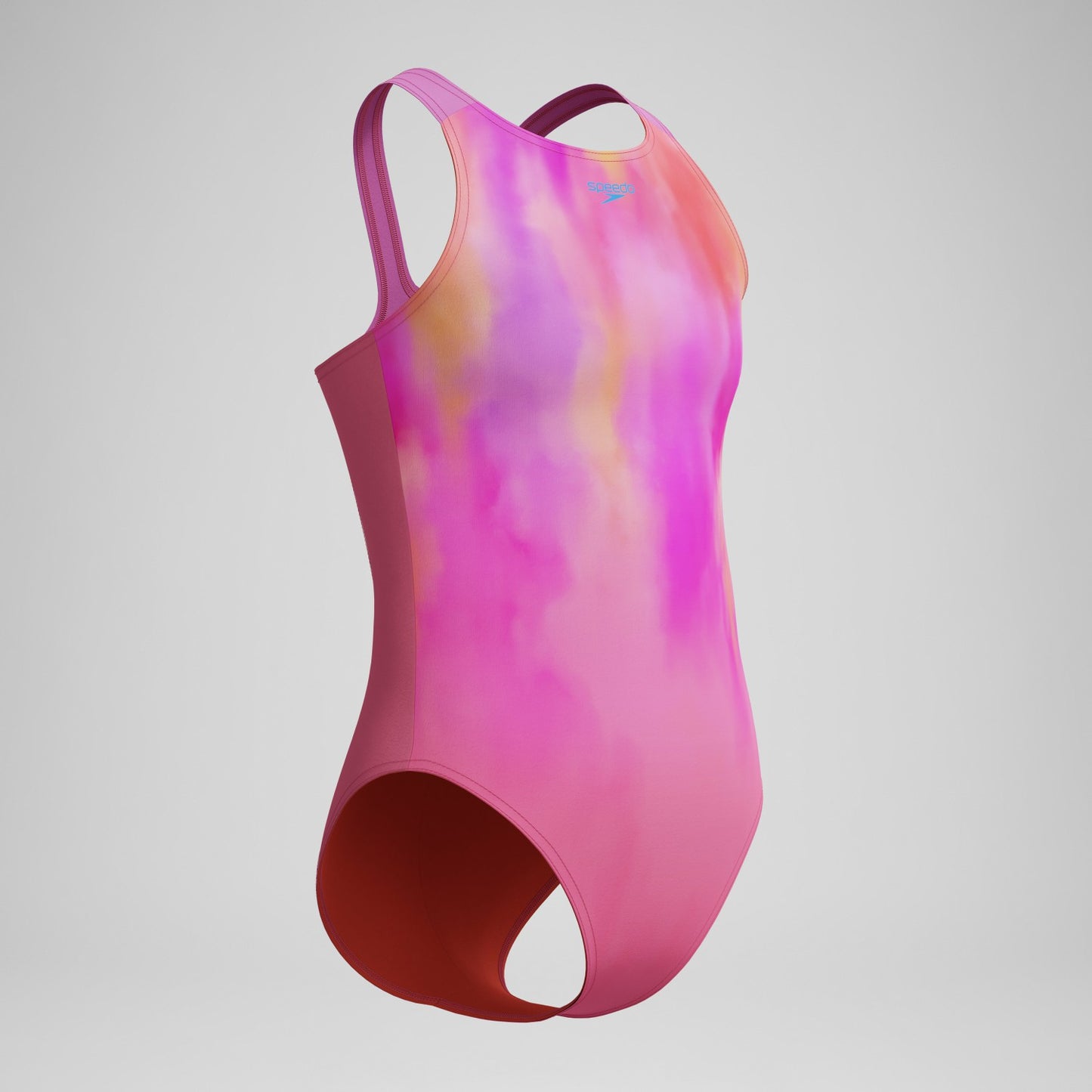 Girls Printed Pulseback Swimsuit Pink - Speedo