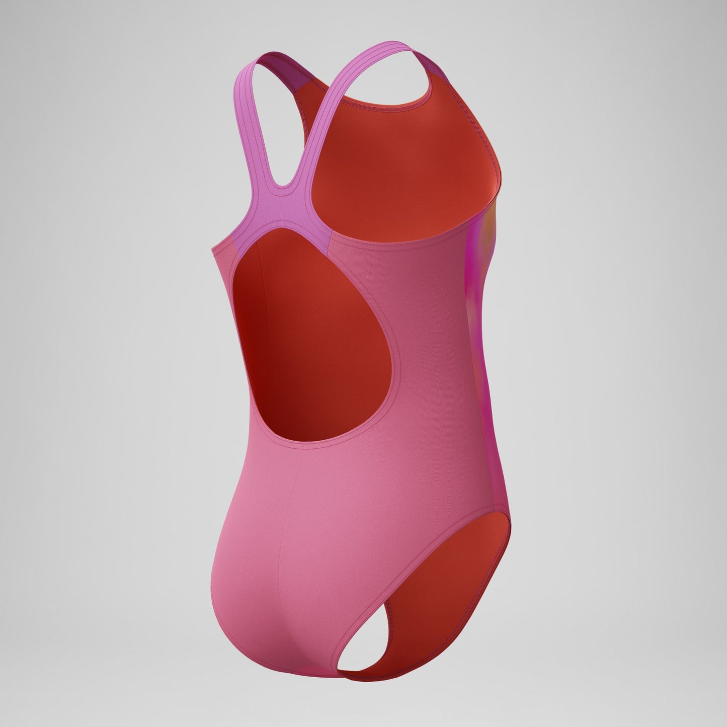 Girls Printed Pulseback Swimsuit Pink - Speedo