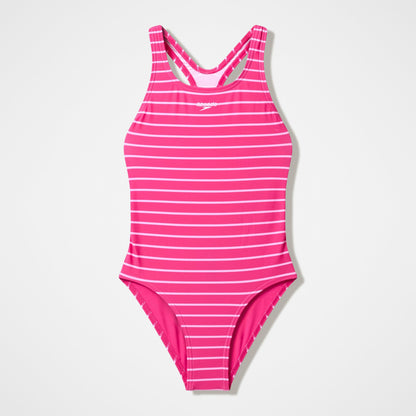 Girls Medalist Printed Swimsuit Pink - Speedo