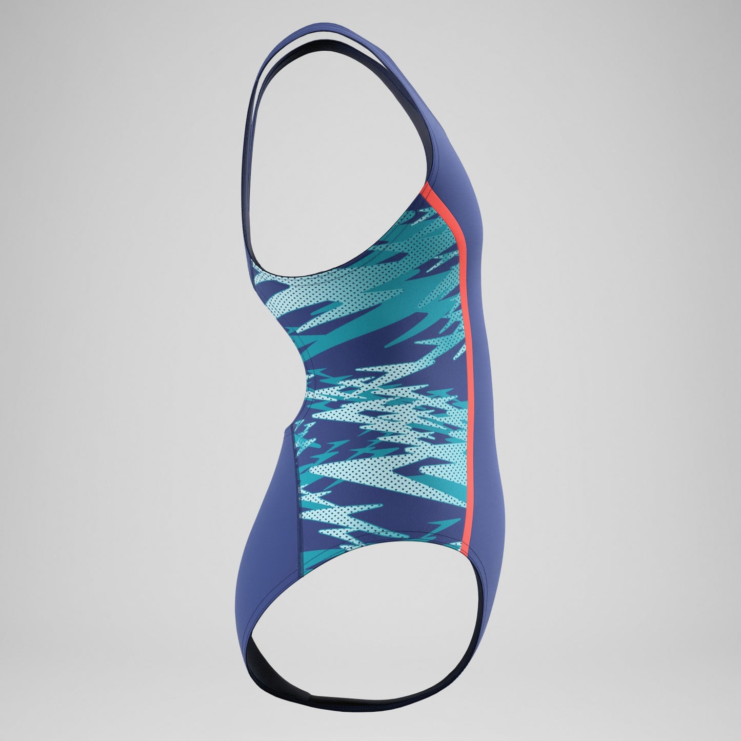 Girls Hyperboom Splice Muscleback Swimsuit Navy - Speedo