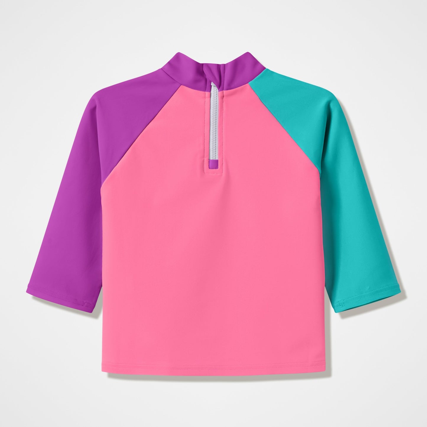 Infants Long Sleeve Rashguard Pink/Blue - Speedo