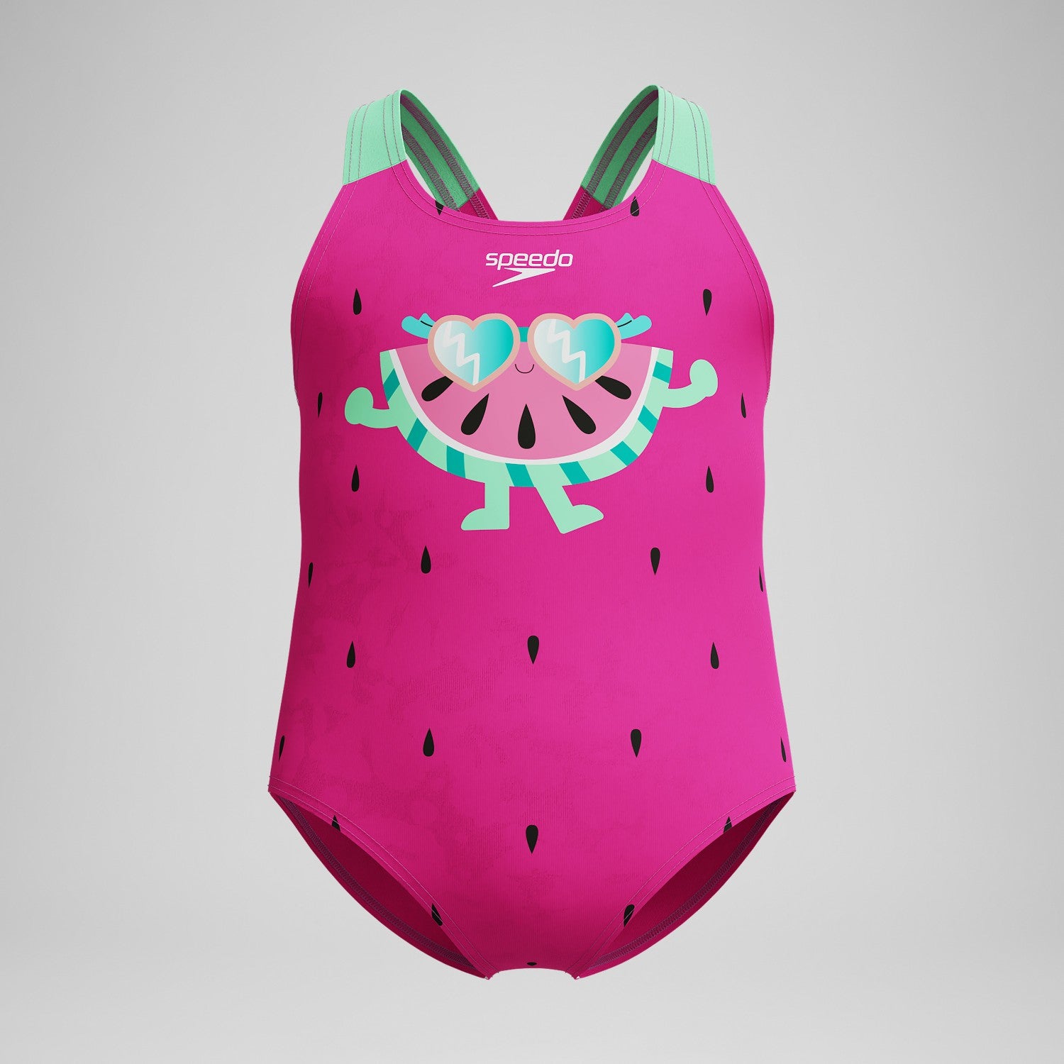Infant Girls Learn to Swim Printed Swimsuit Pink - Speedo