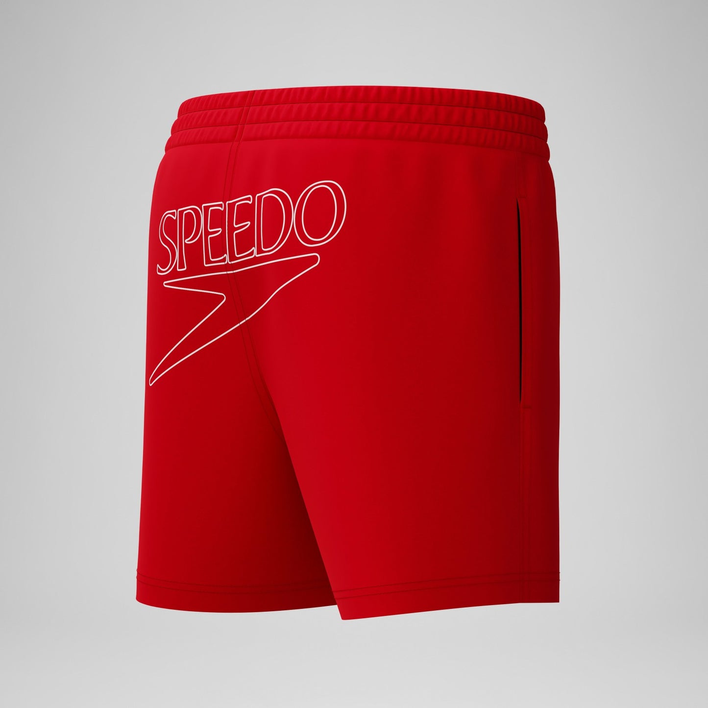 Boys Classic Logo Swim Shorts Red - Speedo