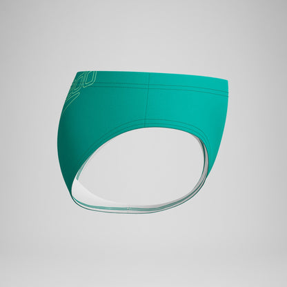 Boys Logo Brief Turquoise - Speedo