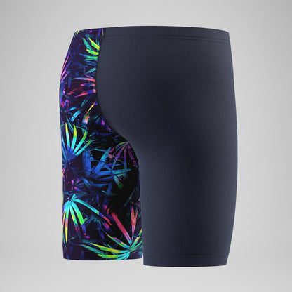 Boys Printed V-Cut Jammer Navy - Speedo