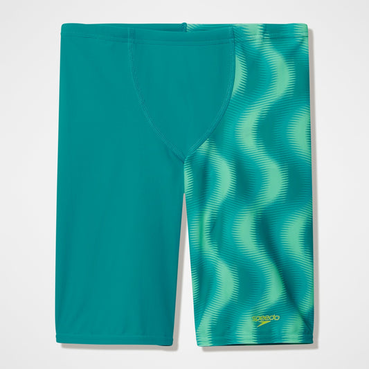 Boys Printed V-Cut Jammer Turquoise - Speedo