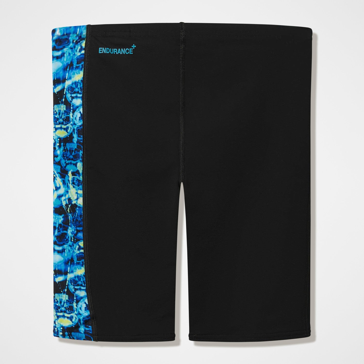 Boys Printed Panel Jammer Black/Blue - Speedo