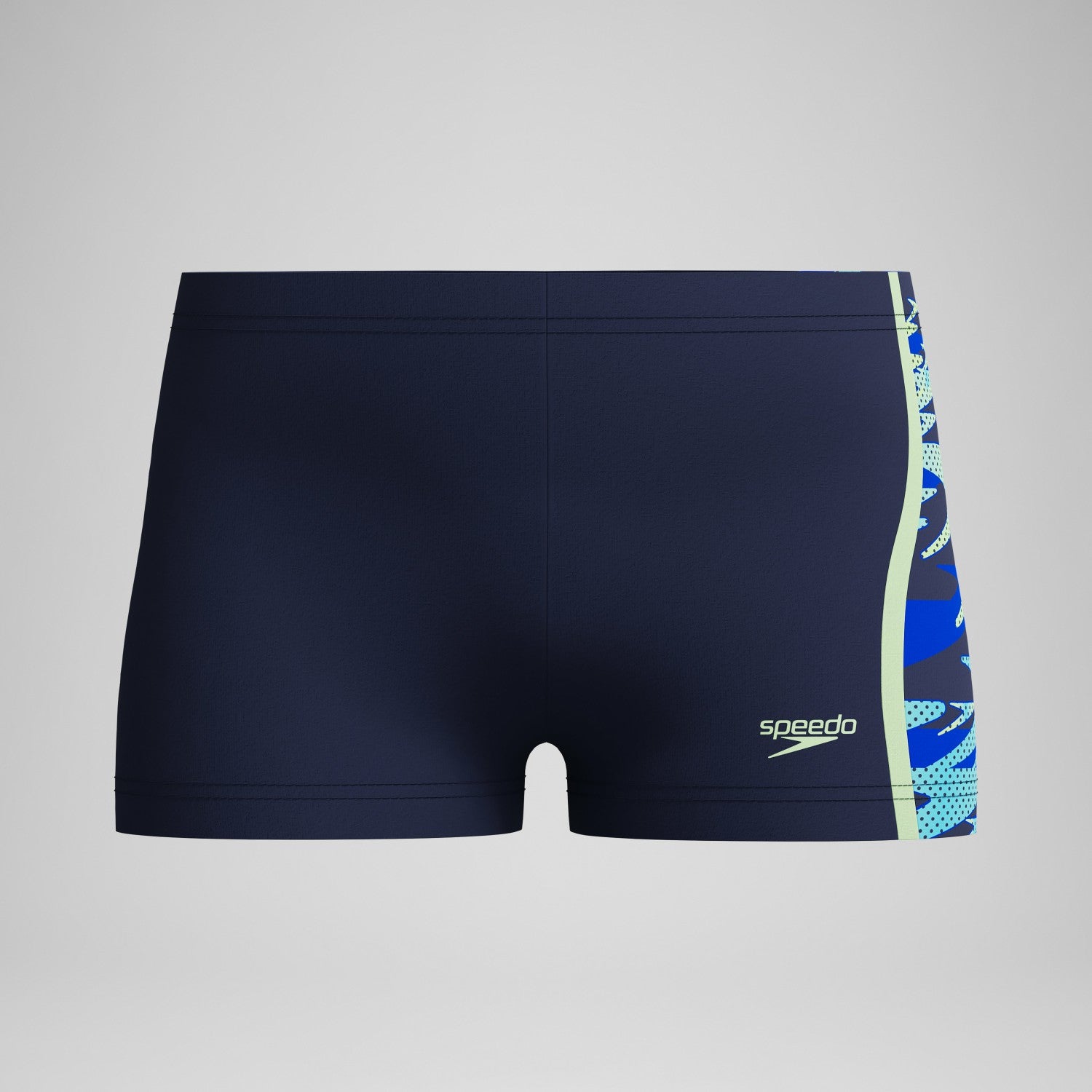 Boys Hyperboom Splice Aquashorts Navy/Blue - Speedo