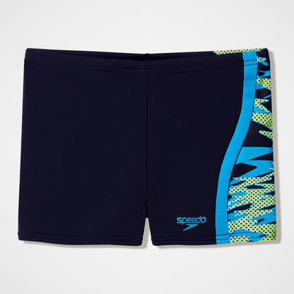 Boys Hyperboom Aquashorts Black/Blue - Speedo