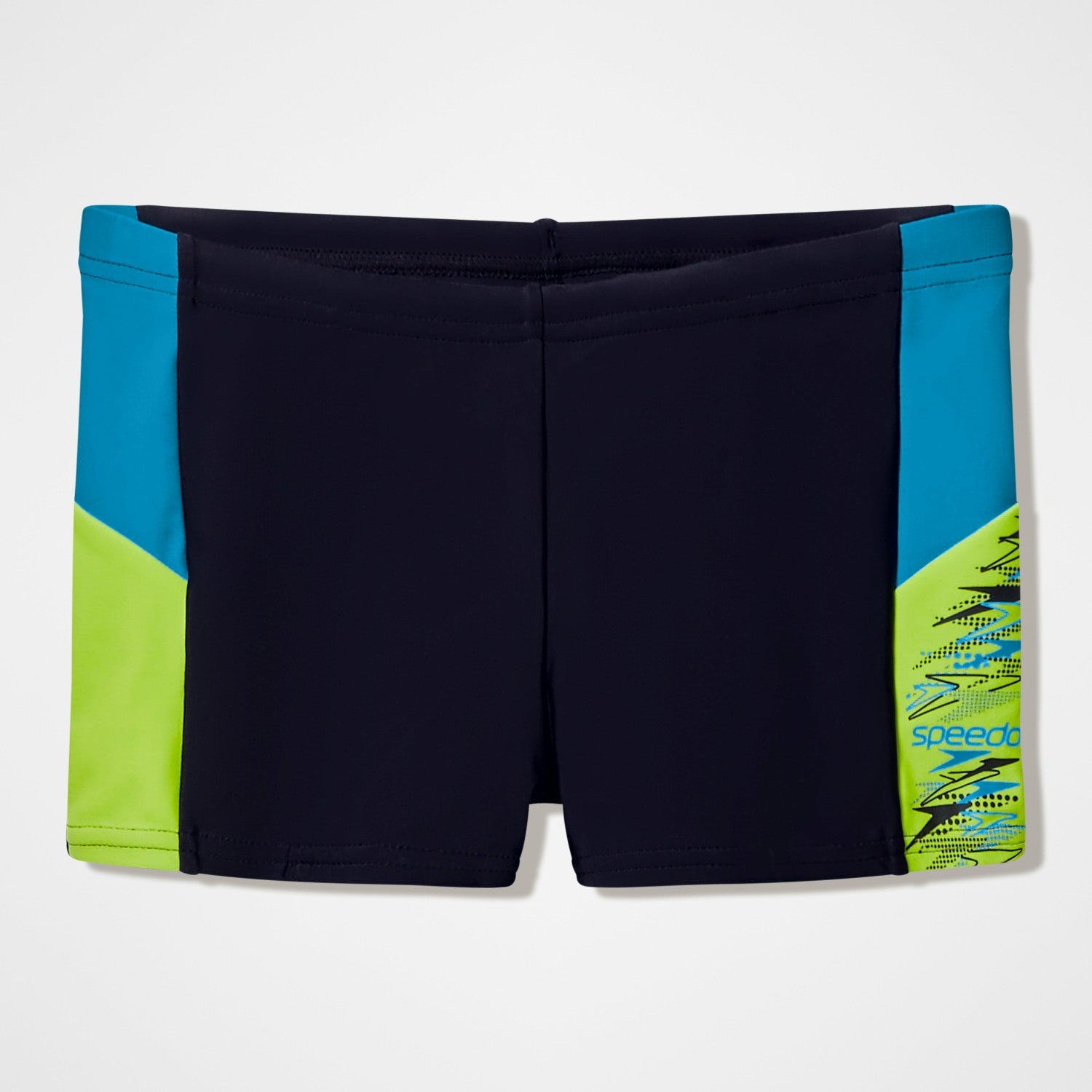 Boys Dive Aquashorts Black/Green - Speedo