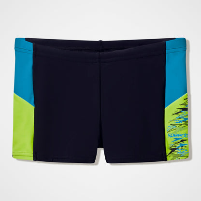 Boys Dive Aquashorts Black/Green - Speedo