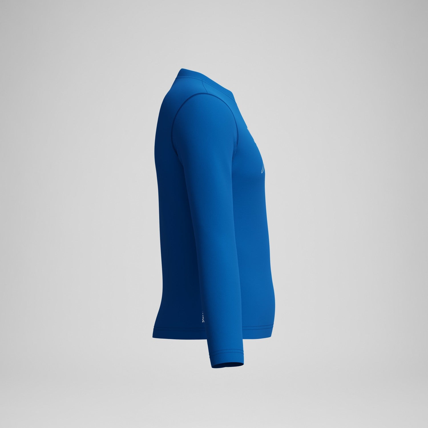 Junior Classic Logo Long Sleeve Rashguard Blue - Speedo