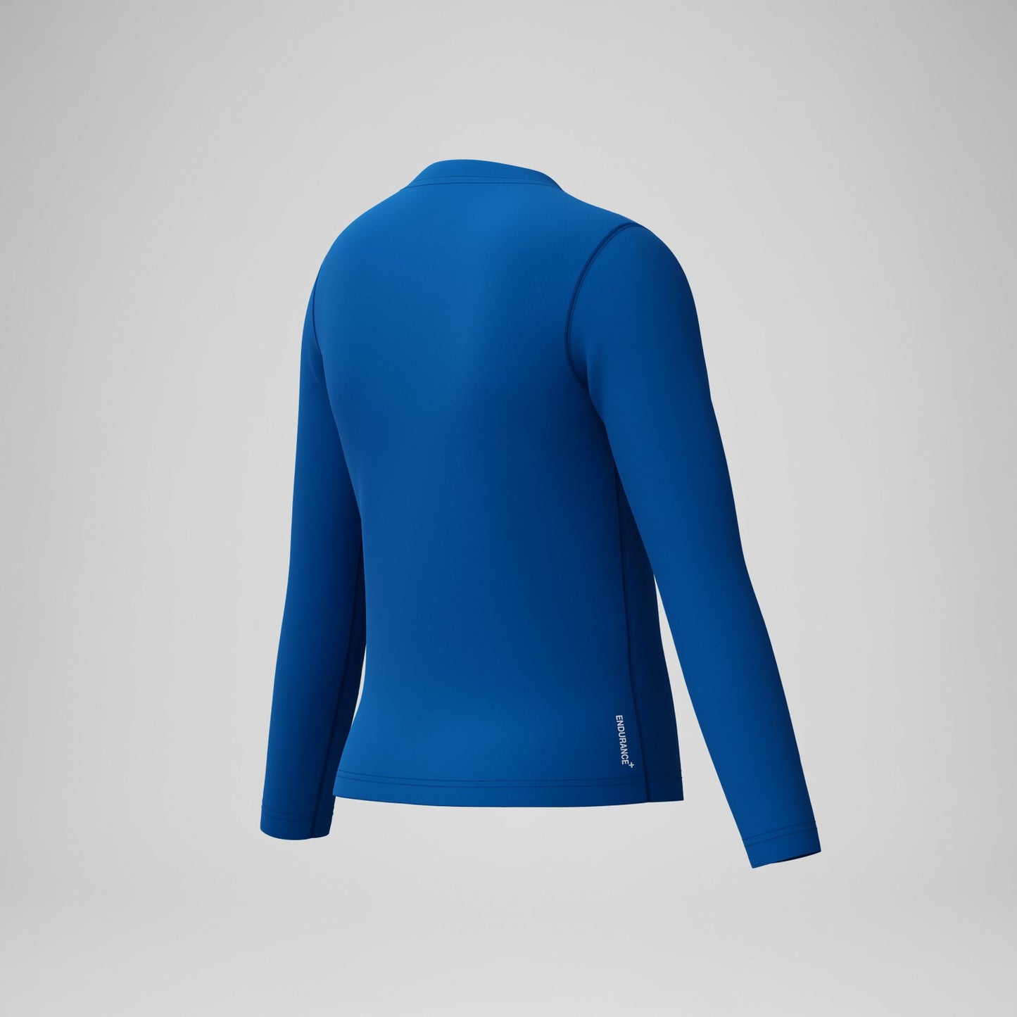 Junior Classic Logo Long Sleeve Rashguard Blue - Speedo