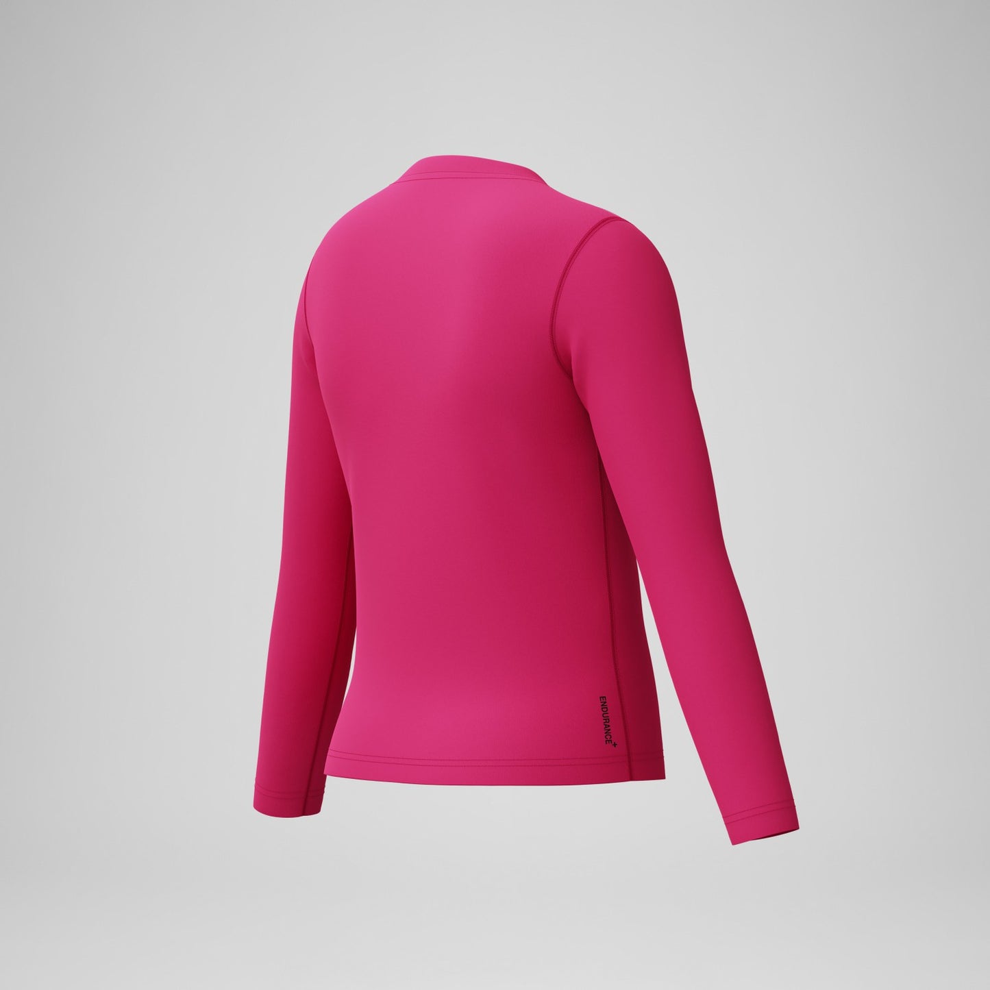 Junior Classic Logo Long Sleeve Rashguard Pink - Speedo