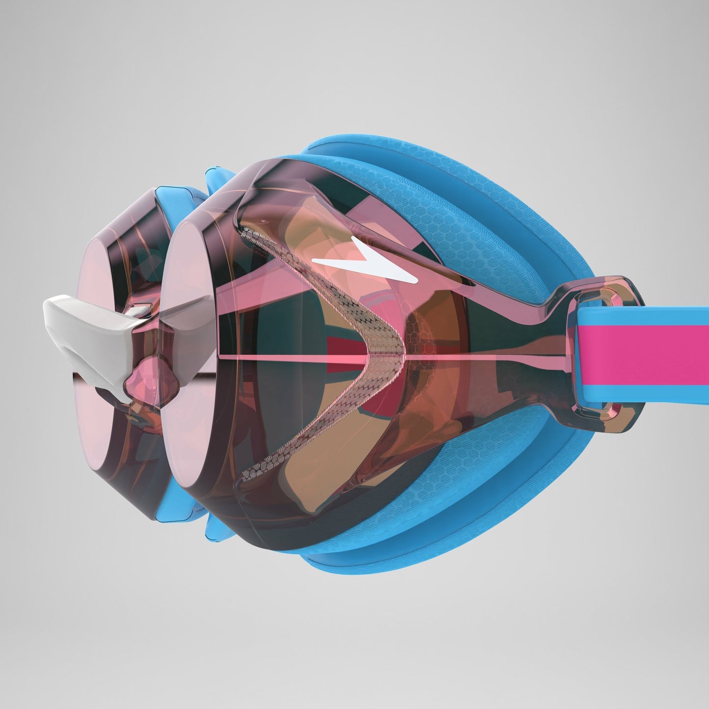 Junior Vanquisher 3.0 Mirror Goggles Pink/Blue - Speedo