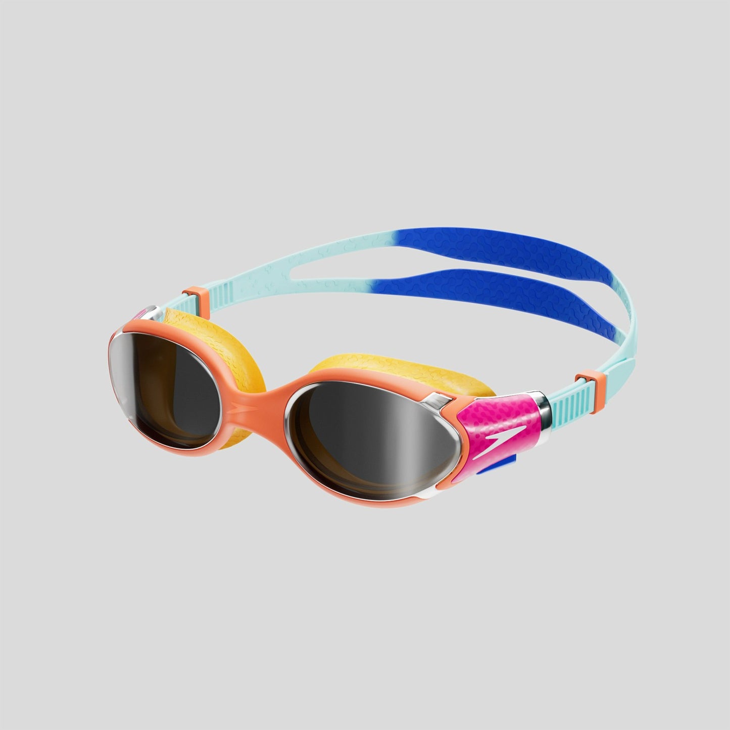 Biofuse 2.0 Mirror Junior Goggles Blue/Orange - Speedo