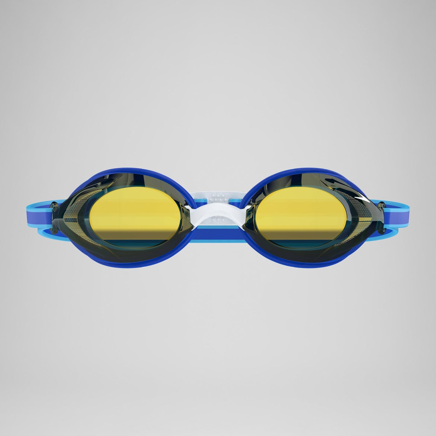 Junior Vanquisher 3.0 Mirror Goggles Blue/Gold - Speedo