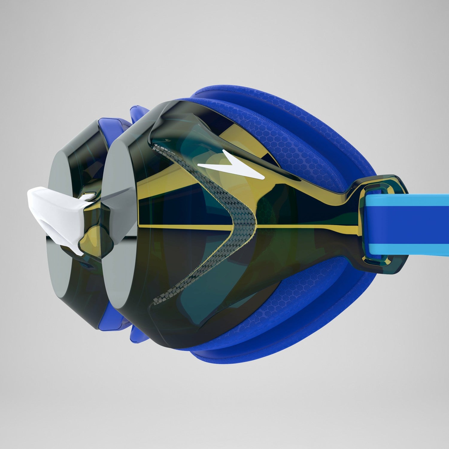 Junior Vanquisher 3.0 Mirror Goggles Blue/Gold - Speedo