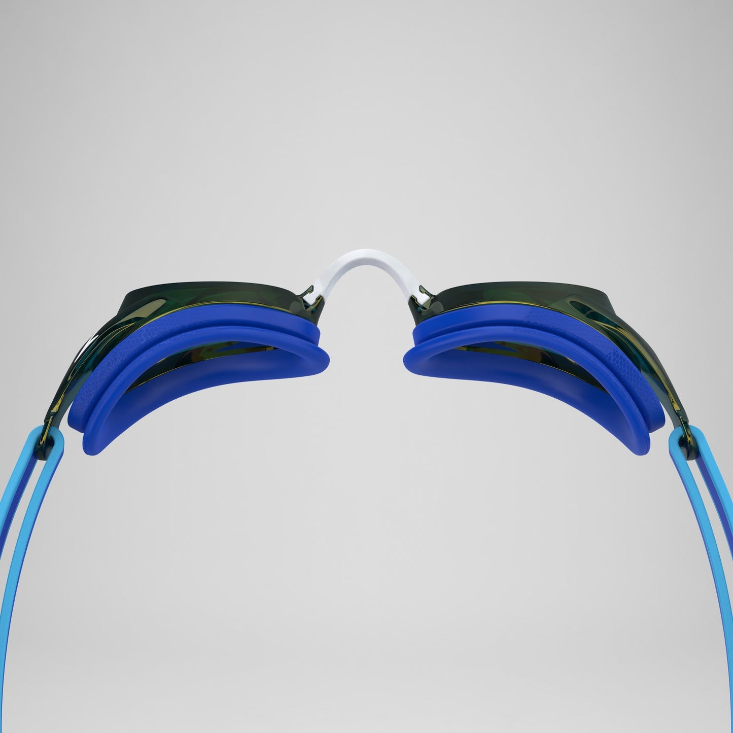 Junior Vanquisher 3.0 Mirror Goggles Blue/Gold - Speedo