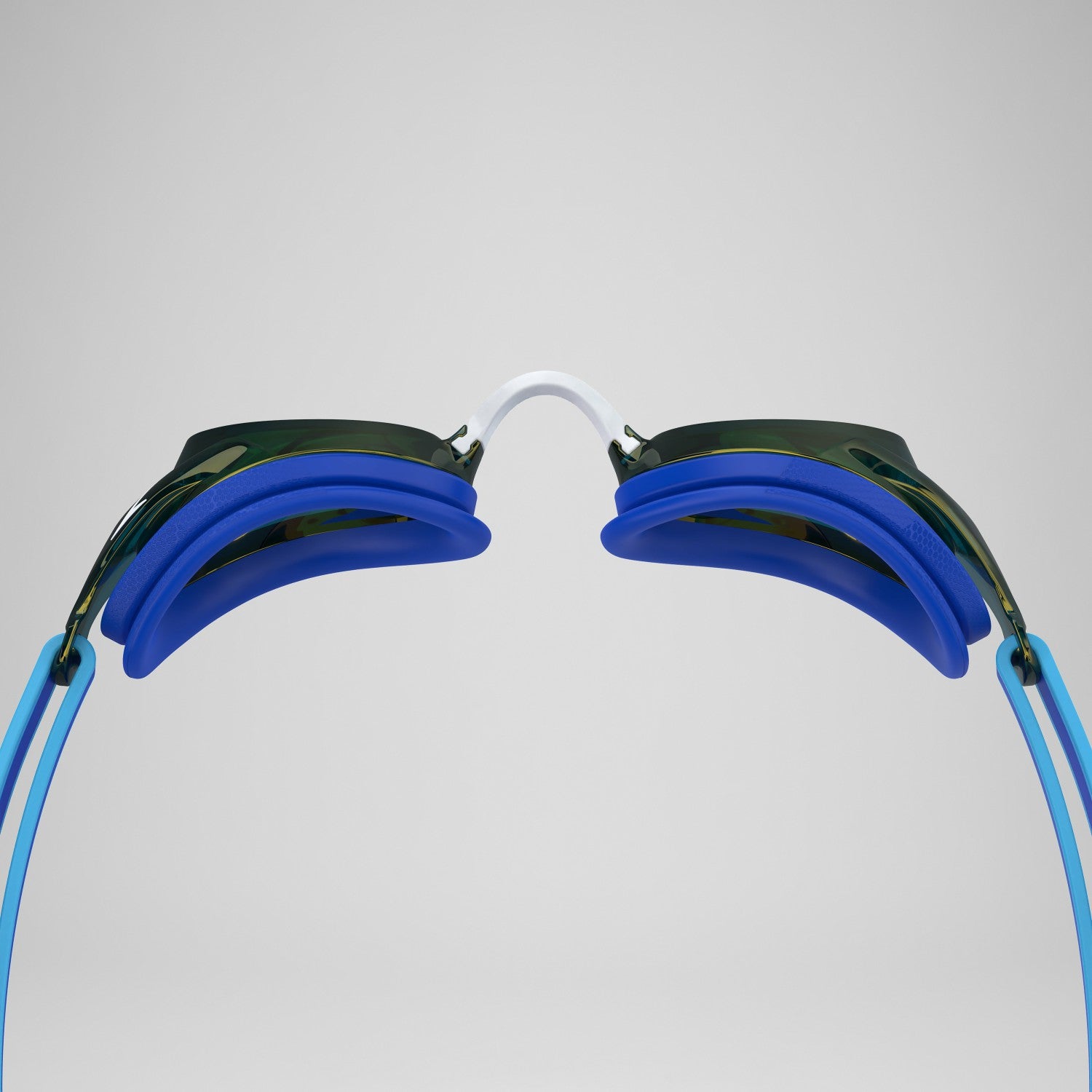 Junior Vanquisher 3.0 Mirror Goggles Blue/Gold - Speedo