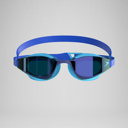 Junior Fastskin Hyper Elite Mirror Goggles Blue - Speedo