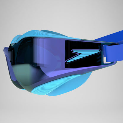 Junior Fastskin Hyper Elite Mirror Goggles Blue - Speedo