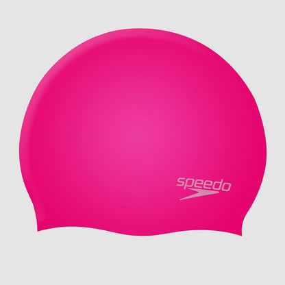 Unisex Junior Silicone Cap Pink - Speedo
