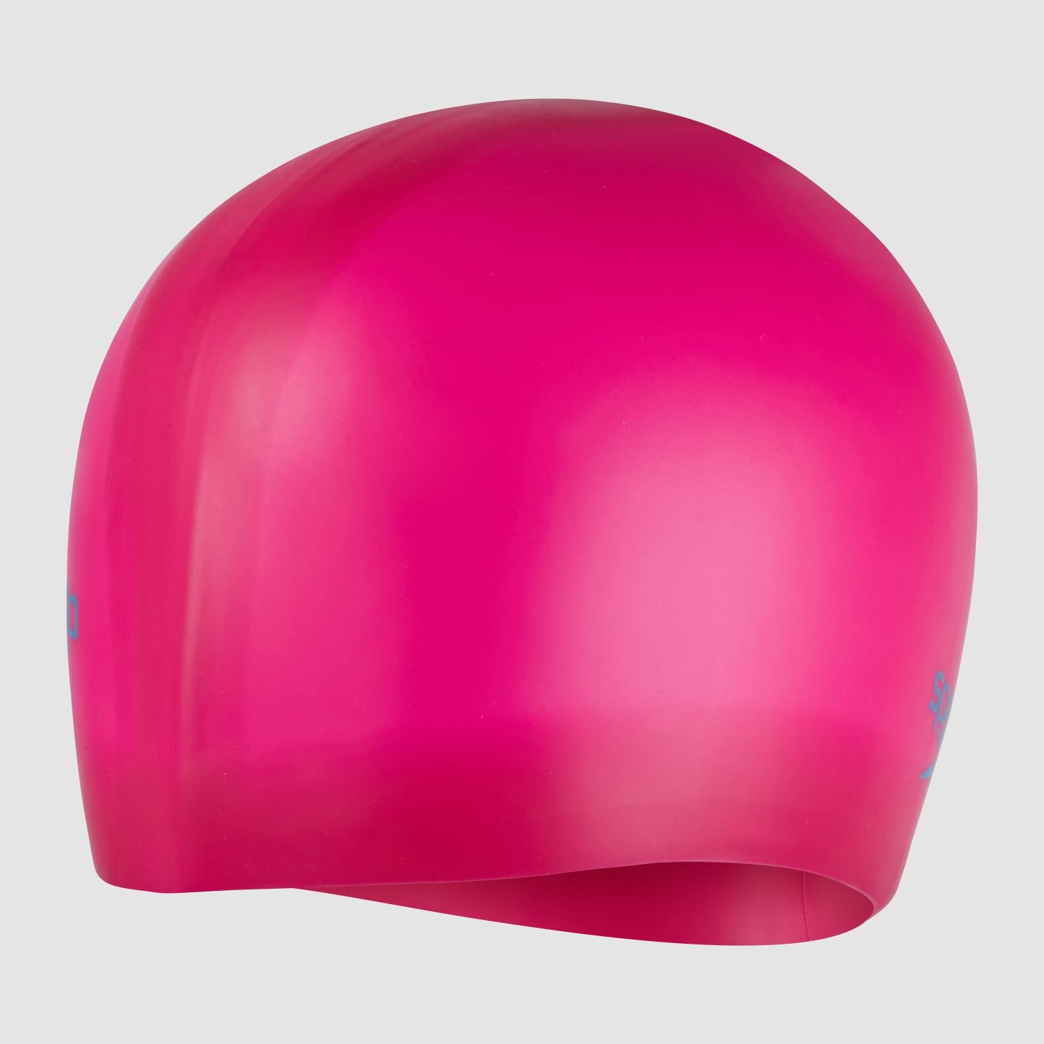 Junior Long Hair Silicone Cap Pink/Blue - Speedo