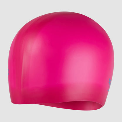 Junior Long Hair Silicone Cap Pink/Blue - Speedo