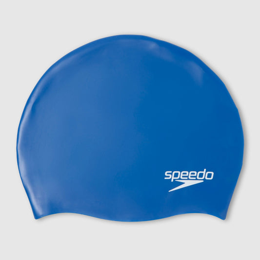 Unisex Junior Silicone Cap Blue - Speedo