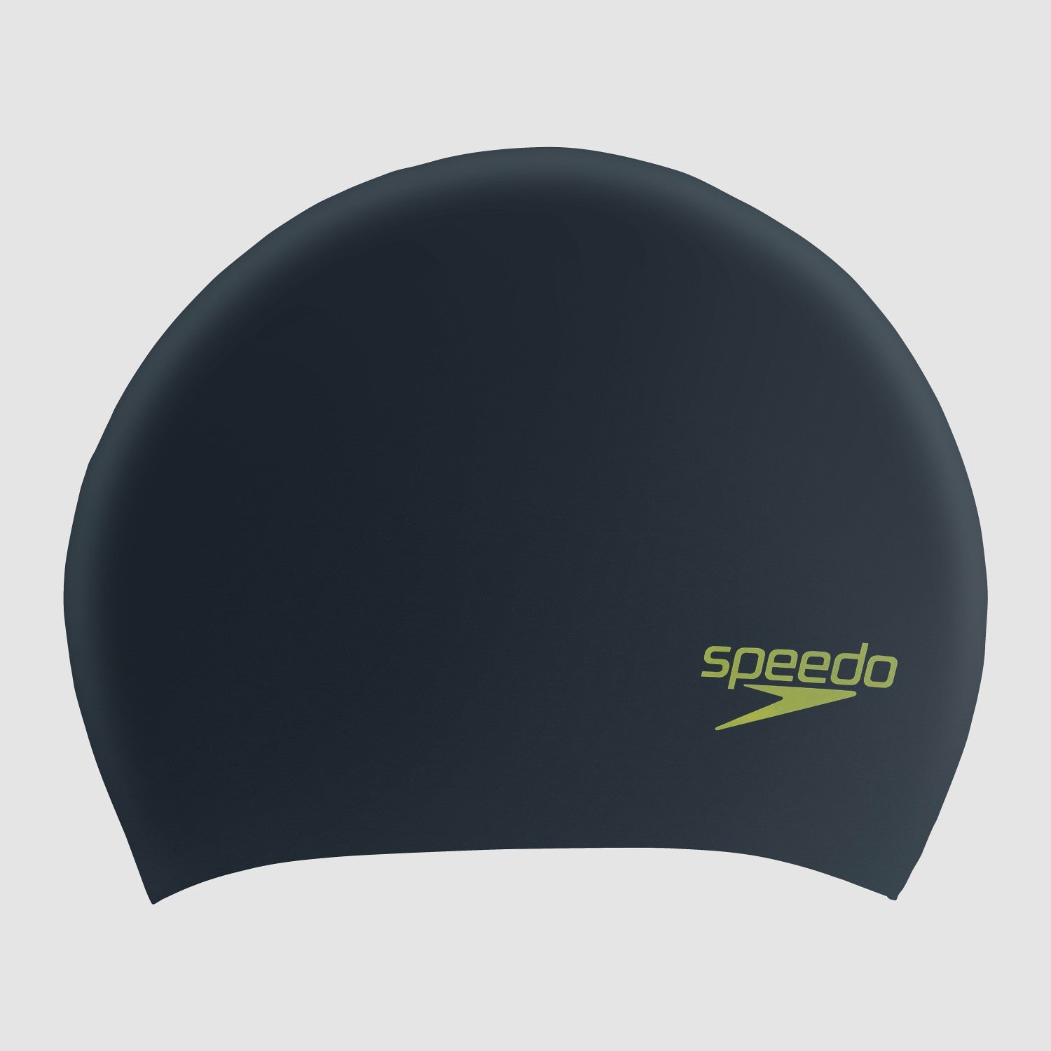 Junior Long Hair Silicone Cap Black/Green - Speedo