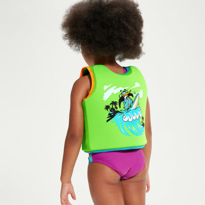 Infant Learn to Swim Chima African Penguin Float Vest Green - Speedo