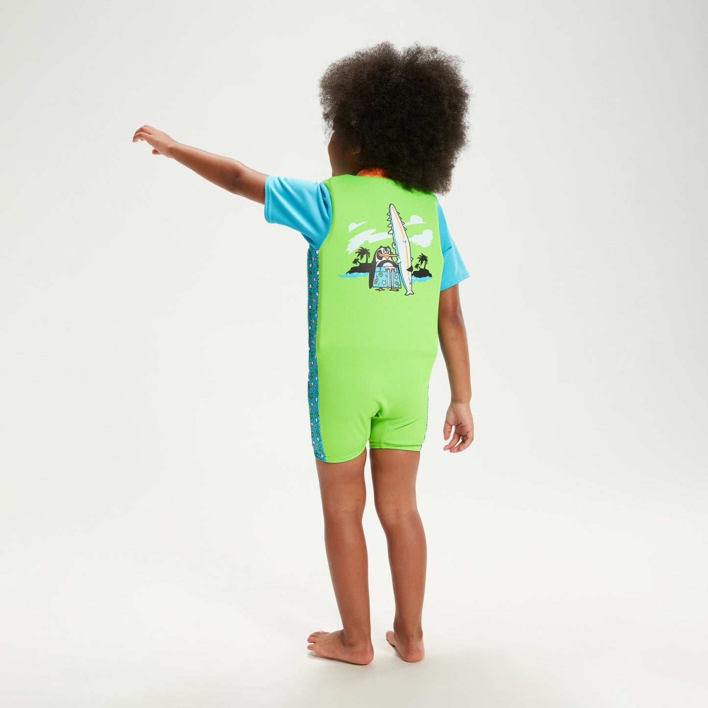 Infant Learn to Swim Chima African Penguin Float Suit Green - Speedo