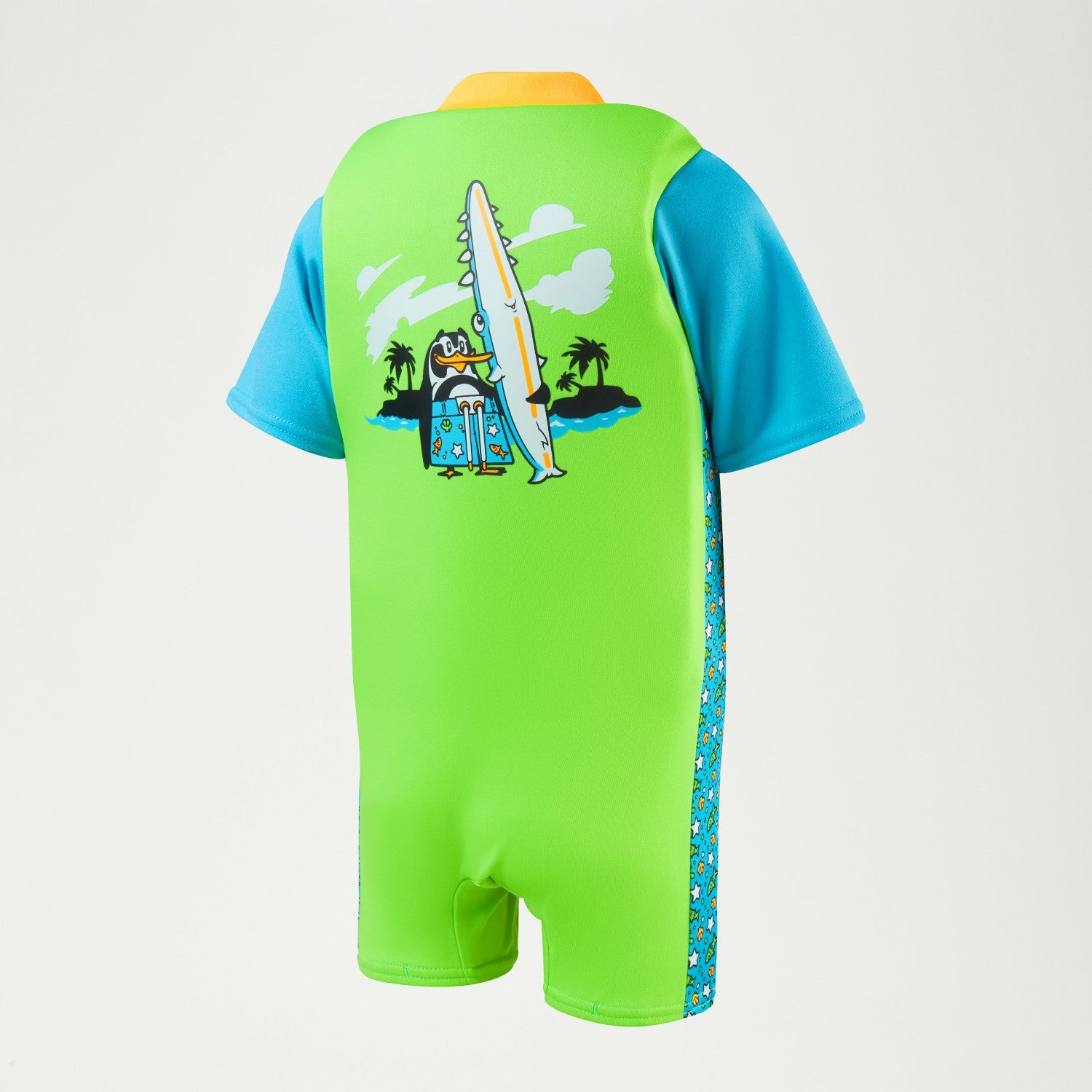 Infant Learn to Swim Chima African Penguin Float Suit Green - Speedo
